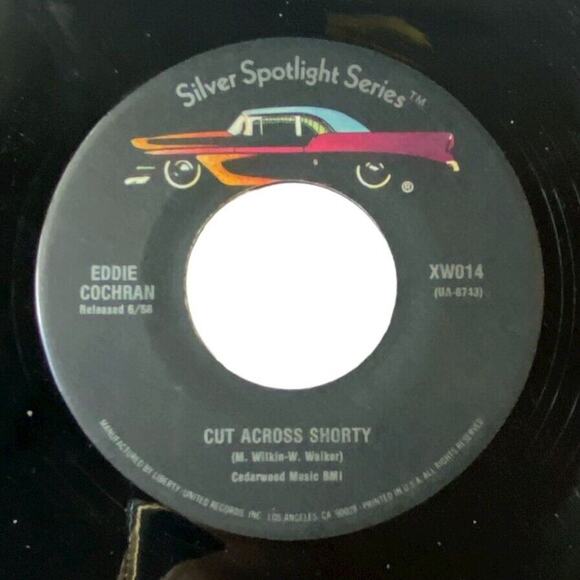 Eddie Cochran Summertime Blues Cut Across Shorty Vinyl 1986 Reissue Capitol - Picture 5 of 8